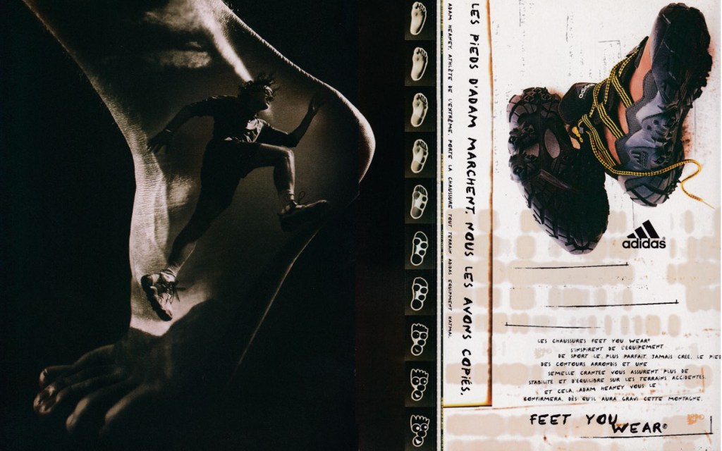 Publicité Adidas - Feet you wear - pied