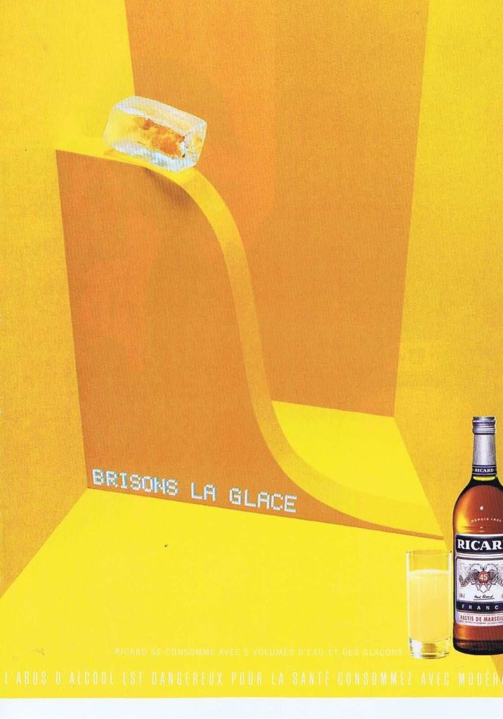 Publicité Ricard - Brisons la glace - Glaçon Toboggan
