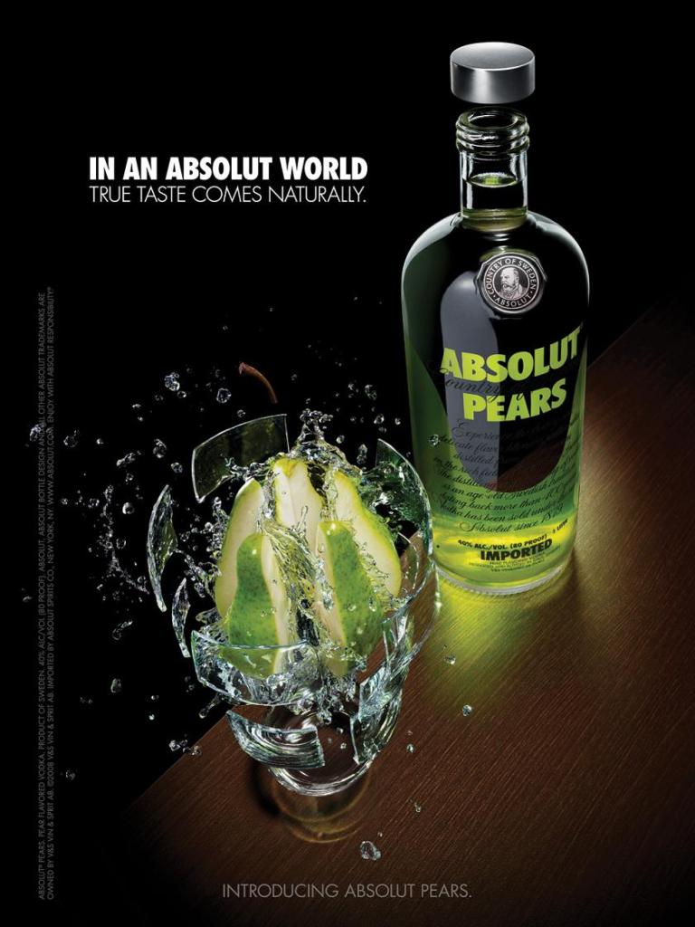 Campagne In an Absolut World - Absolut dissect Pears