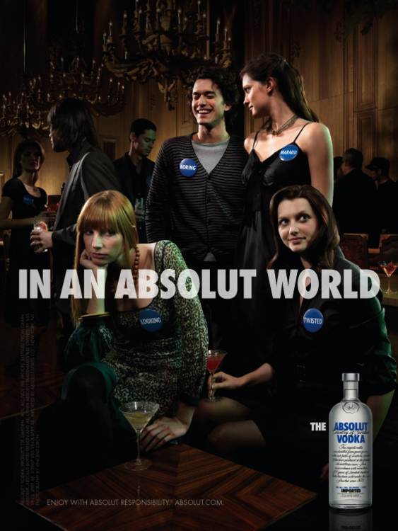 Campagne In an Absolut World - Statut - badge