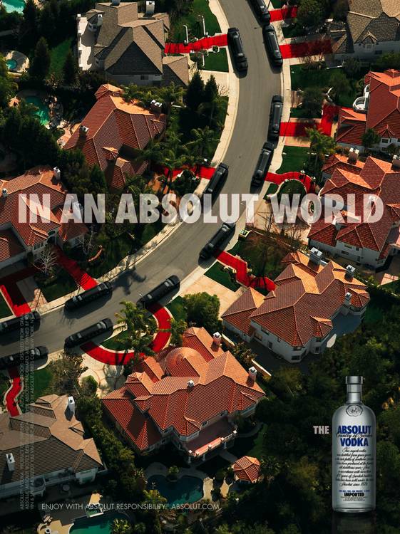 Campagne In an Absolut World - Limousines