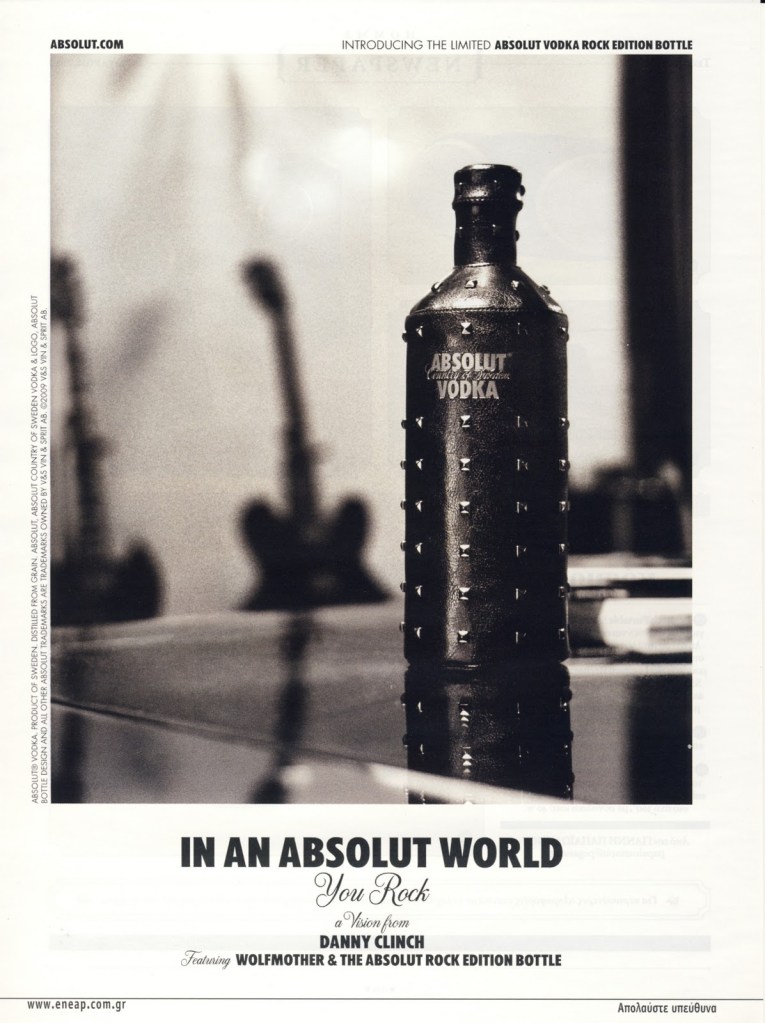 Campagne In an Absolut World - You rock