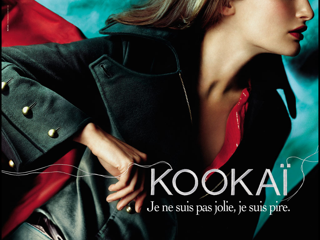 Publicité Kookaï - 2005 - Je ne suis pas jolie, je suis pire