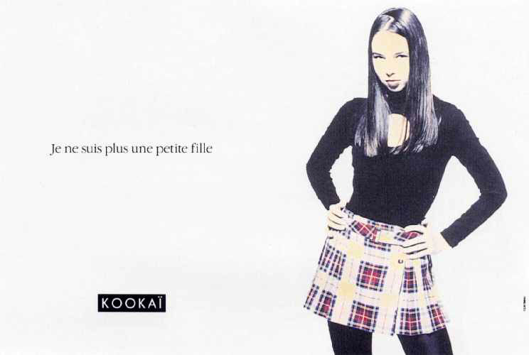 Publicité Kookaï - couleurs - 1991 - Je ne suis plus une petite fille