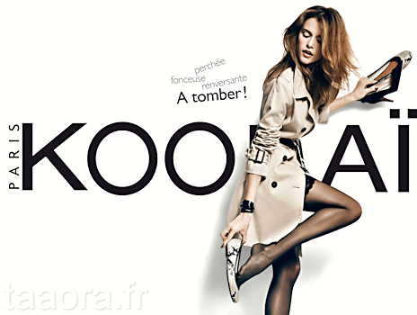 publicité Kookaï - Hiver 2011 - Affiche - A tomber