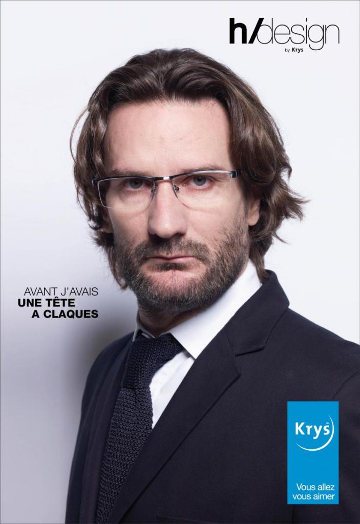 Campagne Krys - Avant j'avais une tête à claques - Frédéric Beigbeder