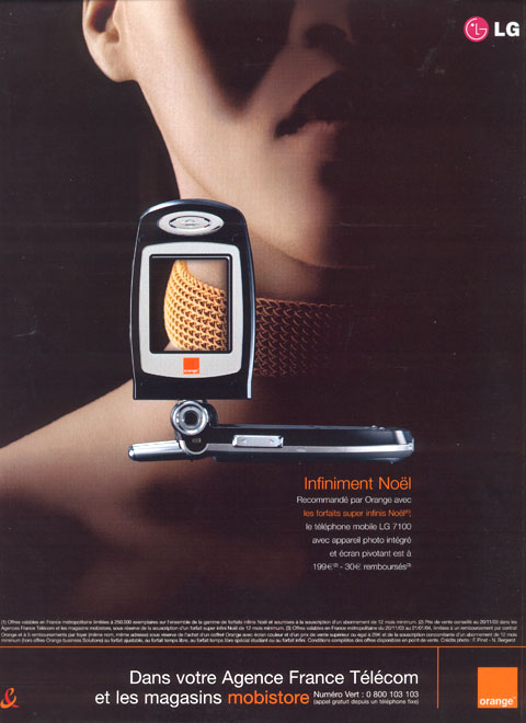 Pub LG - Orange - Téléphone portable