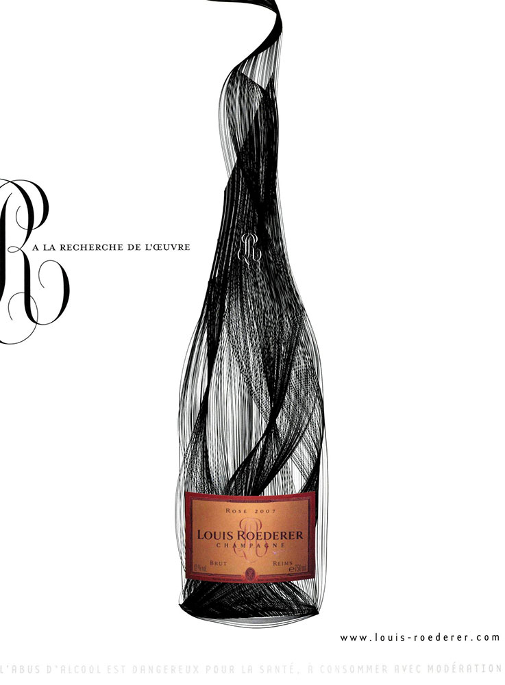 Campagne Roederer - A la recherche de l'oeuvre - 2012 - Rosé 2007
