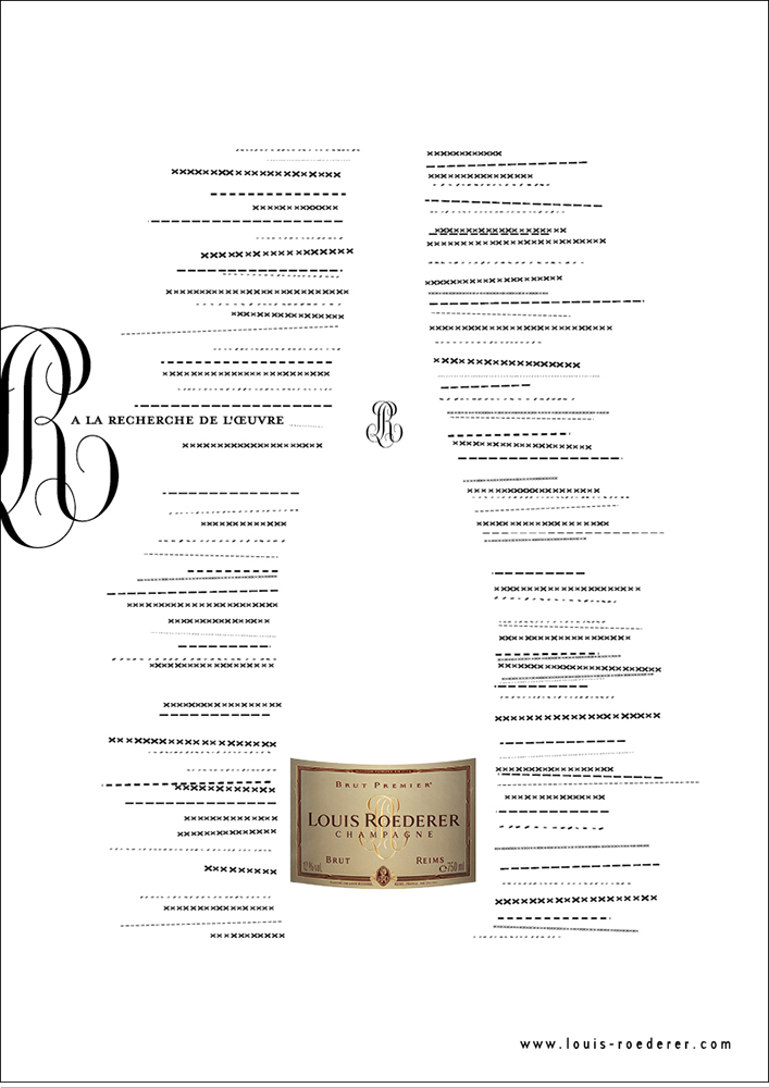 Campagne Roederer - A la recherche de l'oeuvre - 2013 - Brut Premier