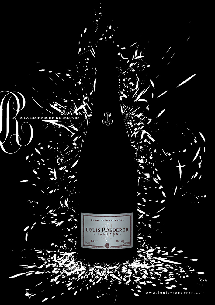 Campagne Roederer - A la recherche de l'oeuvre - 2013 - Blanc de blanc 2002