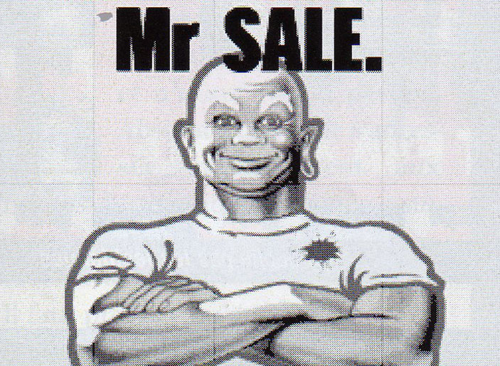 Affiche Mr Propre - années 90 - Mr Sale