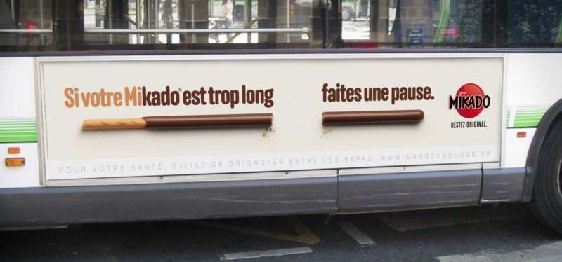 Campagne Mikado - Restez original - Si Mikado est trop long faites une paause