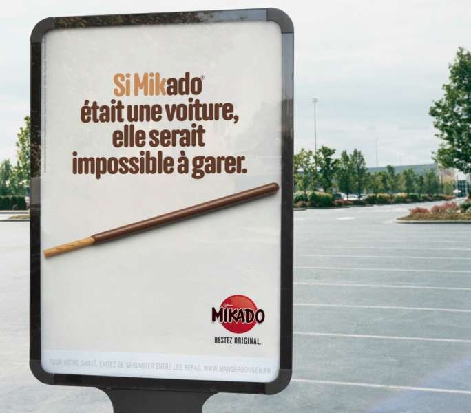 Campagne Mikado - Restez original - Si Mikado était une voiture, elle serait impossible à garer