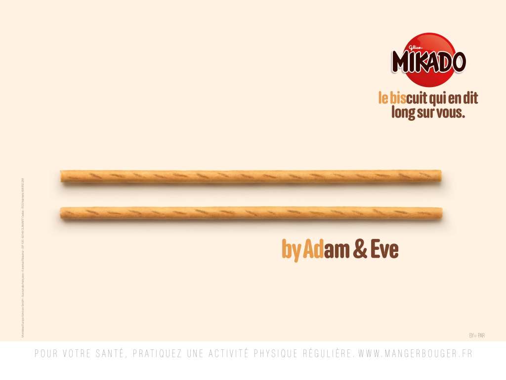Campagne Mikado - Le biscuit qui en dit long sur vous - By Adam & Eve