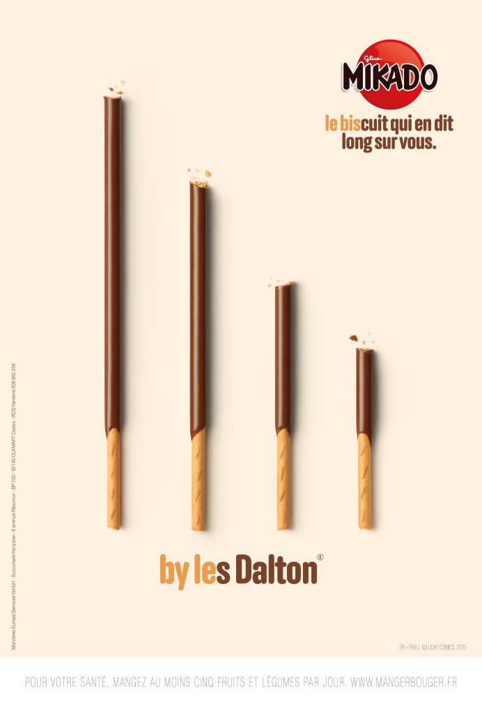 Campagne Mikado - Le biscuit qui en dit long sur vous - By les Dalton