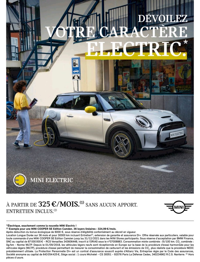 Publicité Mini - Mini Electric