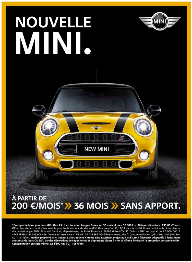 Publicité Mini - Nouvelle Mini - Financement