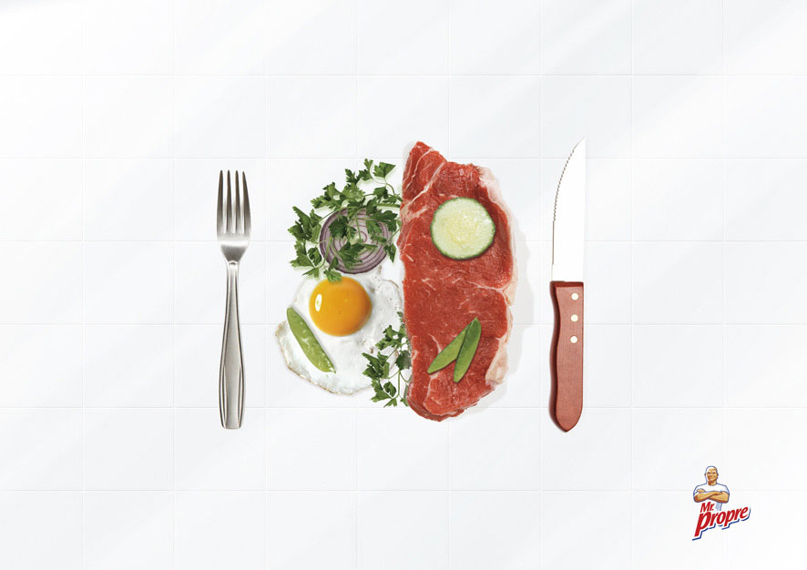 Annonce Mr Propre - Sans assiette - 1