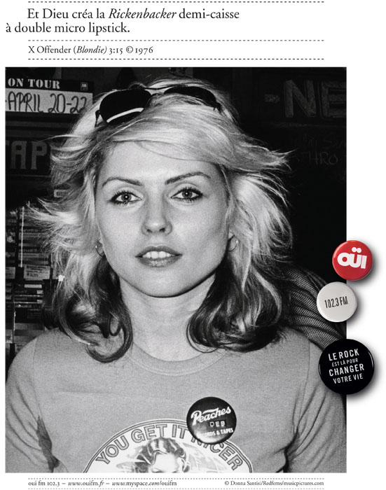 Annonce presse Ouï FM - Groupes de légendes - Blondie