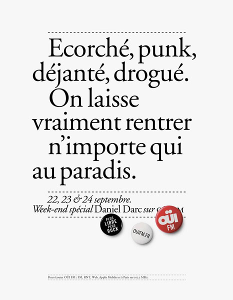 Campagne OuïFM - Week-end Spécial - Daniel Darc