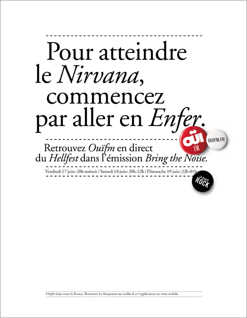 Campagne OuïFM - Festival Hellfest - Enfer 1