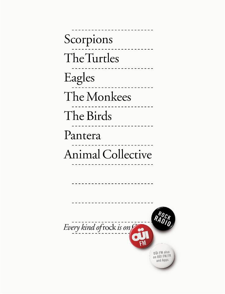 Campagne Ouï FM - Every kind of Rock - Listes - Animaux