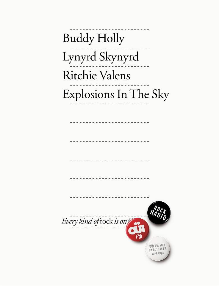 Campagne Ouï FM - Every kind of Rock - Listes - Morts en avion