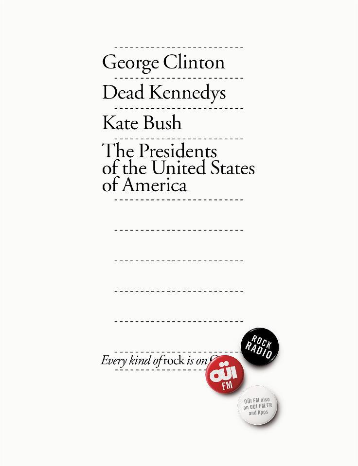 Campagne Ouï FM - Every kind of Rock - Listes - Présidents