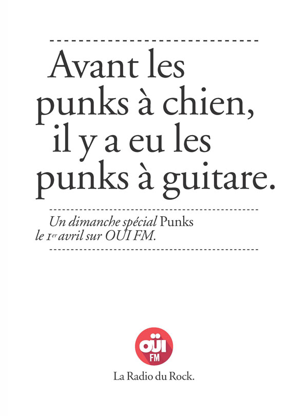 Campagne OuïFM - Week-end Spécial - Punks
