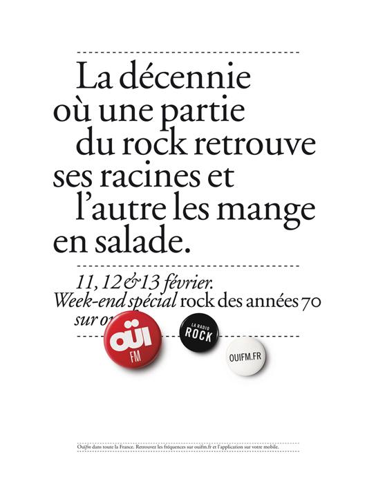 Campagne OuïFM - Week-end Spécial - Rock des années 70