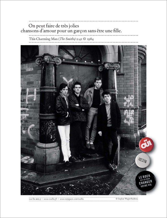 Annonce presse Ouï FM - Groupes de légendes - The Smith