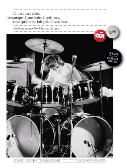 Annonce presse Ouï FM - Groupes de légendes - The Who