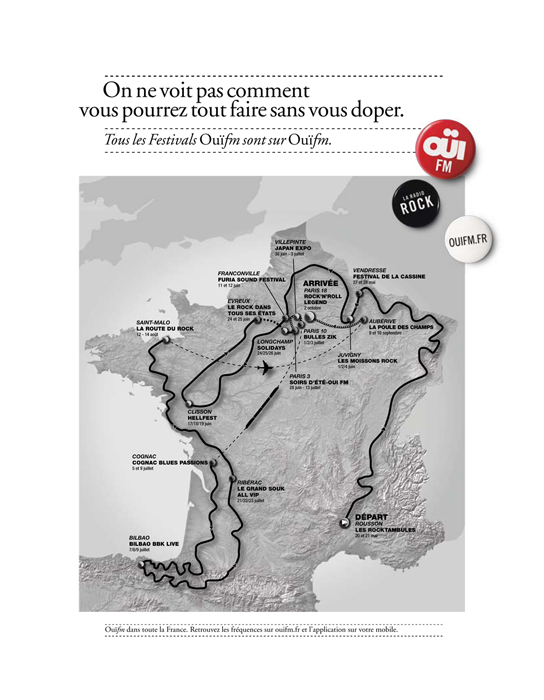 Campagne OuïFM - Tour de France - Festival