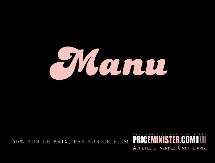 Affiche Priceminister - Cinéma - Promotion - référence - Manu - Emmanuelle