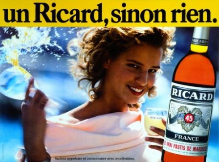 Publicité Ricard - Un Ricard sinon rien - Femme