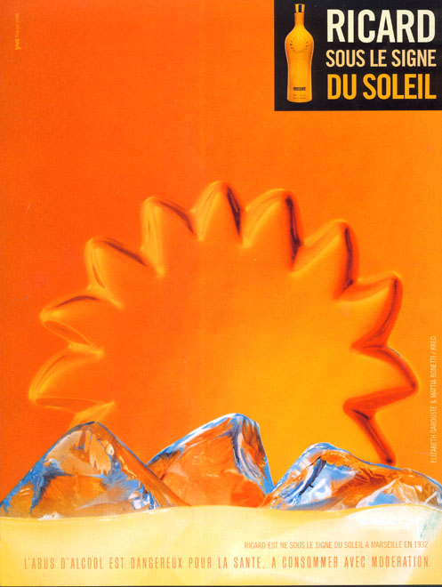 Publicité Ricard - Sous le signe du soleil - Soleil Glaçons