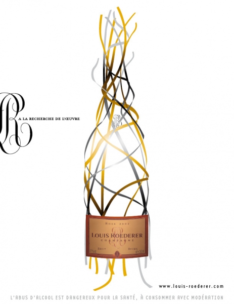 Annonce Roederer - A la recherche de l'oeuvre - Rosé