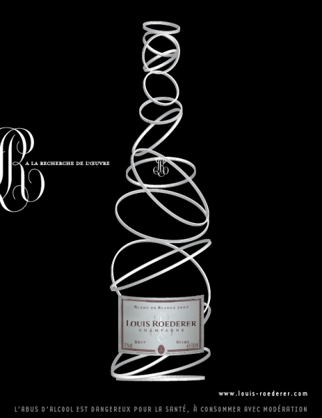Annonce Roederer - A la recherche de l'oeuvre - Blanc de blanc