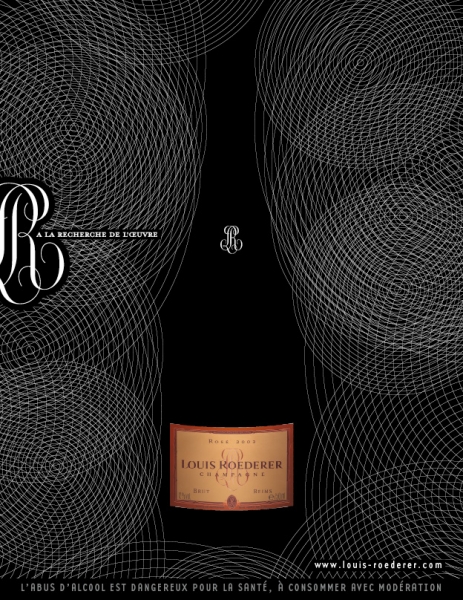 Annonce Roederer - A la recherche de l'oeuvre - Rosé