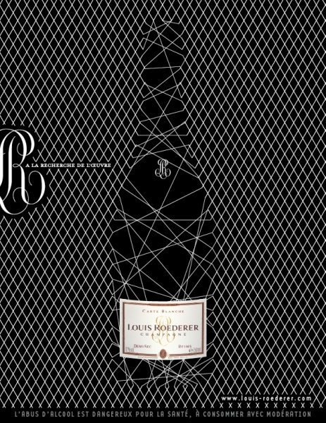 Annonce Roederer - A la recherche de l'oeuvre - Carte blanche