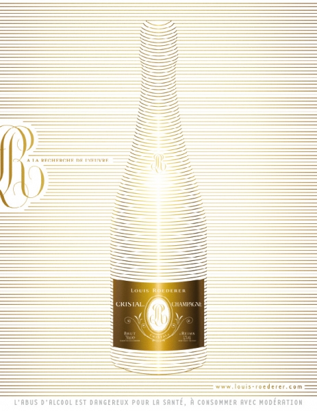 Annonce Roederer - A la recherche de l'oeuvre - Cristal