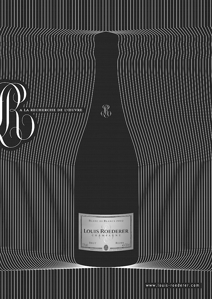 Annonce Roederer - A la recherche de l'oeuvre - Blanc de blanc 2002
