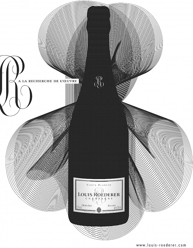 Annonce Roederer - A la recherche de l'oeuvre - Carte blanche