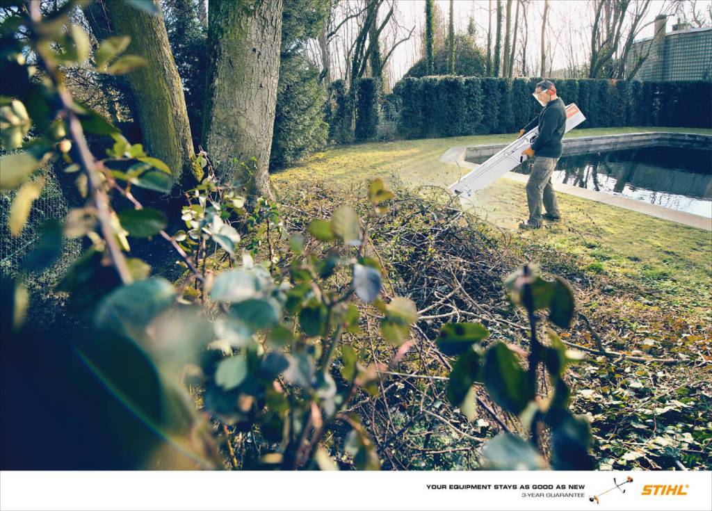 Publicité Stihl - Comme neuf - Souffleur