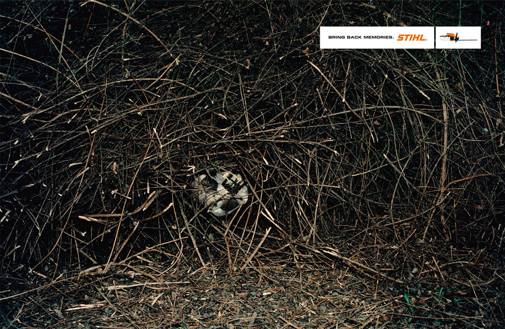 Publicité Stihl - Mémoire - 2006 - Ballon
