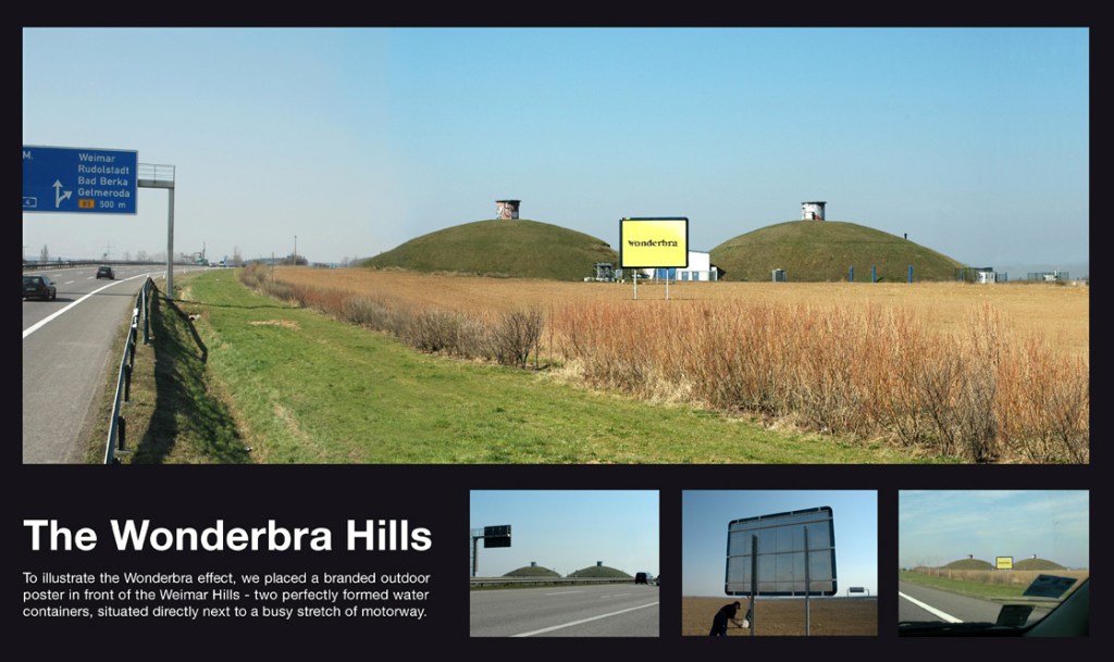 Publicité Wonderbra - Ambient - Colline