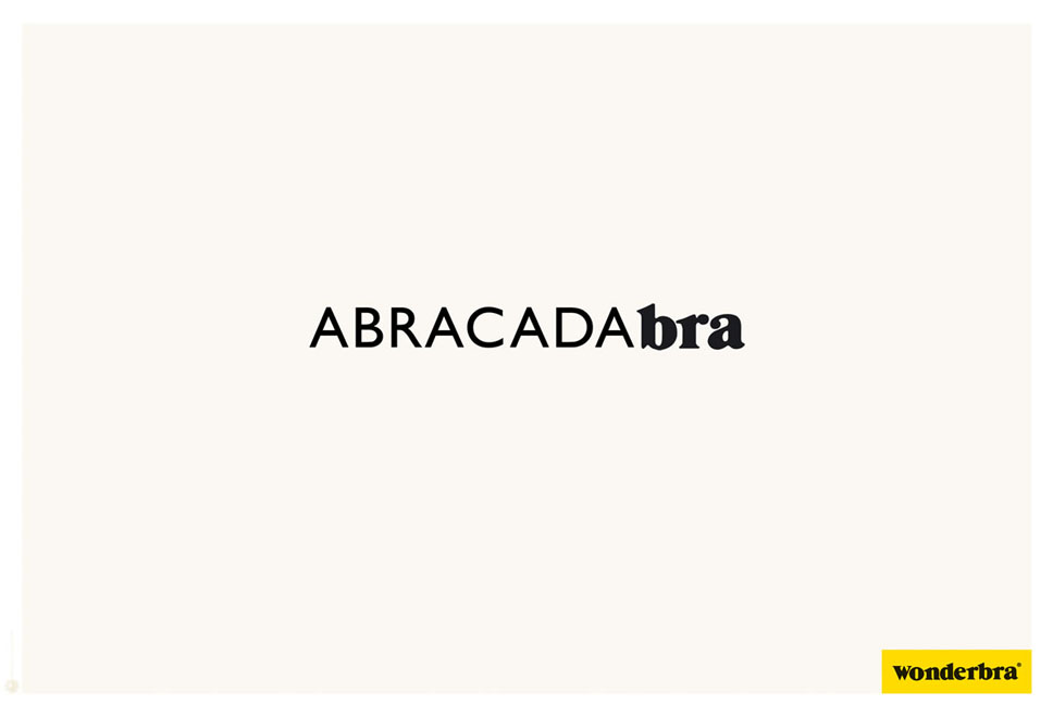 Publicité Wonderbra- Textuel - Abracadabra