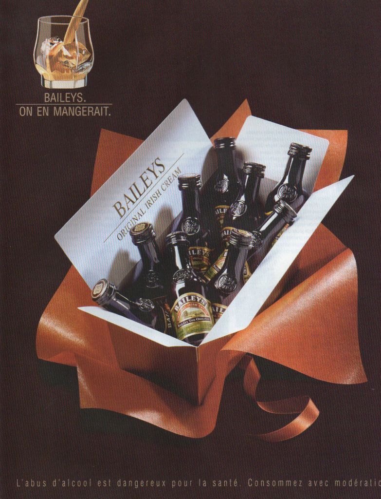 Publicité Baileys - On en mangerait - Agence J Walter Thompson - 2002 -  Mignonnettes - 1