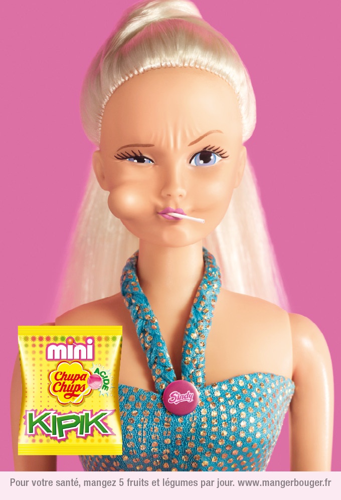 Publicité Chupa Chups - Mini Chupa Chups Kipik - Sindy