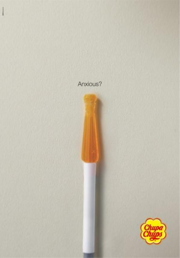 Publicité Chupa Chups - DDB Madrid - Anxious - Stylo